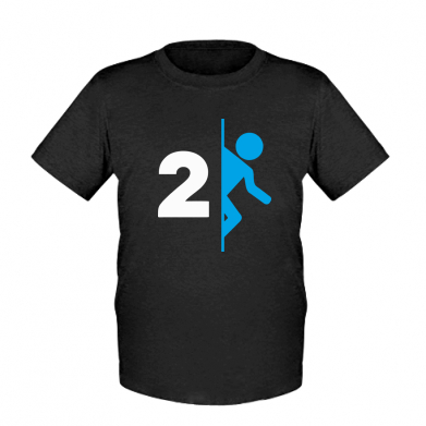 

Детская футболка для мальчиков Stedman Portal 2 logo XL Черный