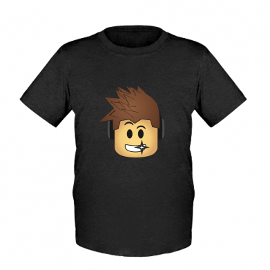 

Детская футболка для мальчиков Stedman Roblox head XL Черный