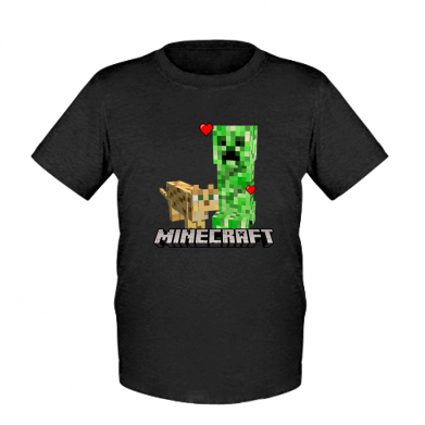 

Детская футболка для мальчиков Stedman Creeper and Cat XL Черный