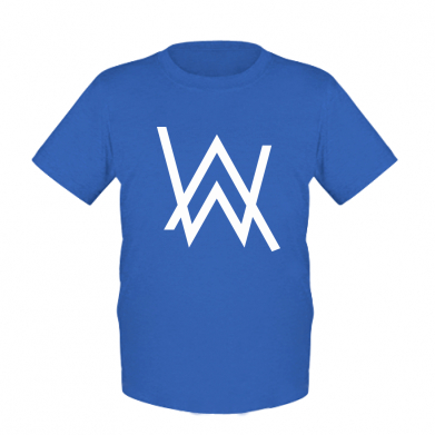 

Детская футболка для мальчиков Stedman Alan Walker logo L Синий