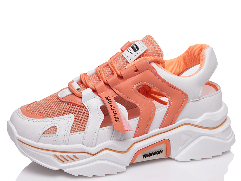 

Женские кроссовки деми Prime C6612 white-orange Белый р.40 (25 см.)