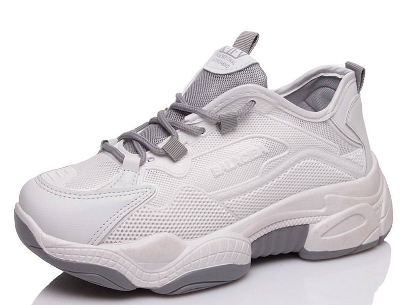 

Женские кроссовки деми Prime 2003 white-gray Белый р.40 (24 см.)