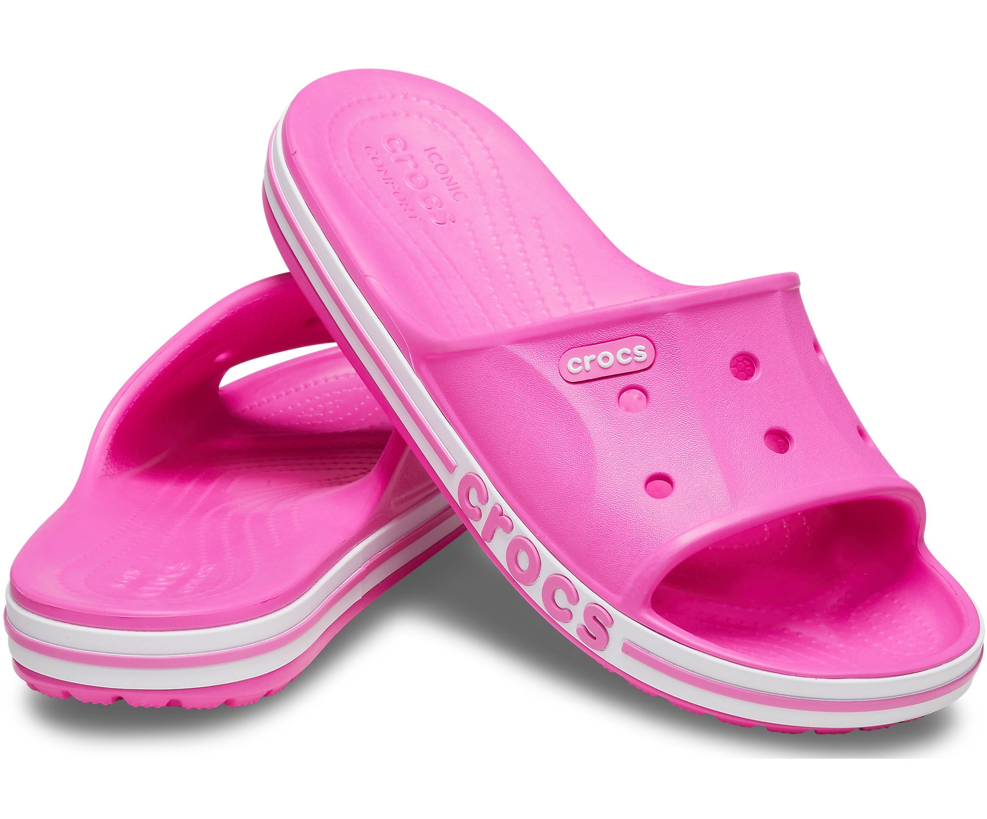 

Шлепки Crocs Bayaband, W9, розовые, 39-40