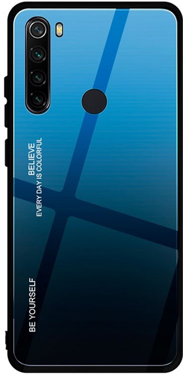 

Панель BeCover Gradient Glass для Xiaomi Redmi Note 8T Blue-Black