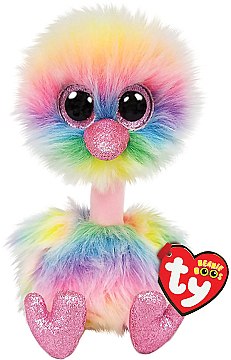 

Мягкая игрушка Beanie Boos "Радужный страус Asha", 15см - Ty Toys (20-738936)