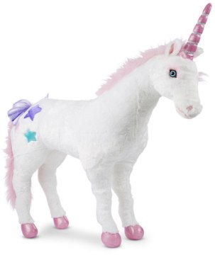 

Плюшевая игрушка, "Большой единорог Джамбо" - Melissa&Doug Unicorn Jumbo Stuffed Animal (20-497009)