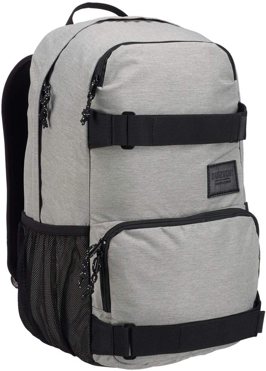 

Рюкзак Burton Treble Yell 21L Grey Heather (с креплением для скейтборда)