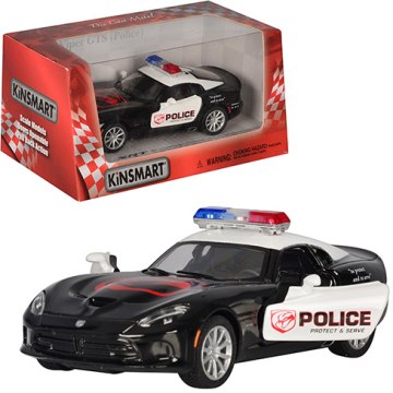 

Машинка металлическая инерционная "Dodge Viper" - Kinsmart (20-328633)