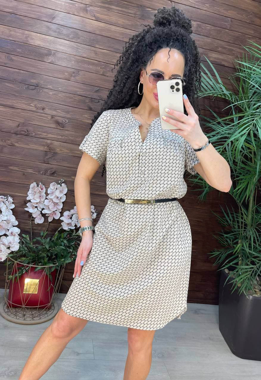 

Fashions • Летнее платье Наргиз Fashions 52 бежевый (2732-3)