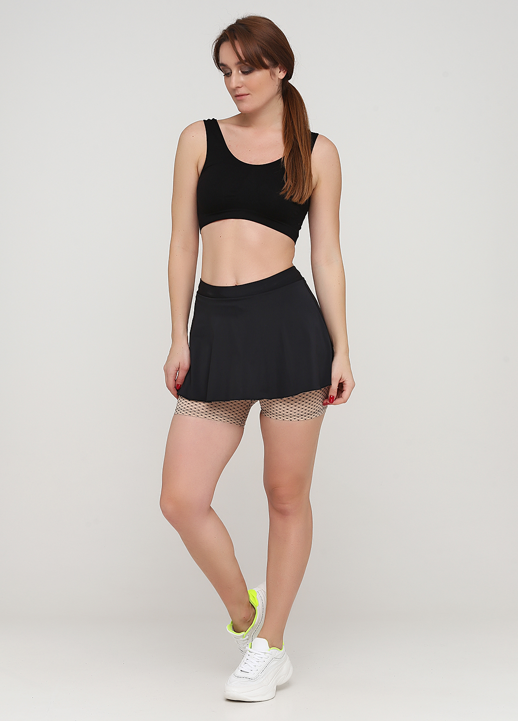 

Юбка-шорты No Brand L Черный BJI81250BJ_бежев.шорты