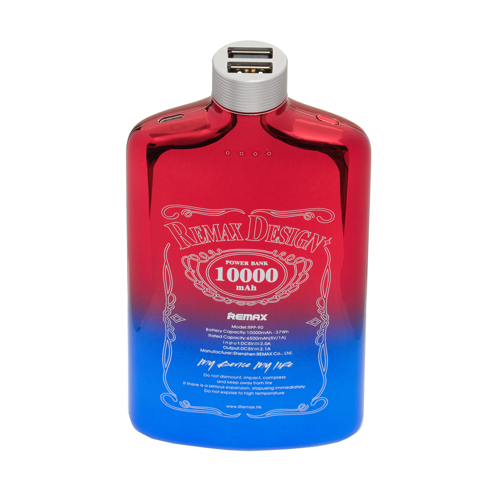 

УМБ Remax Jeni Series RPP-90 10000 mAh |2USB.2.1A| Blue