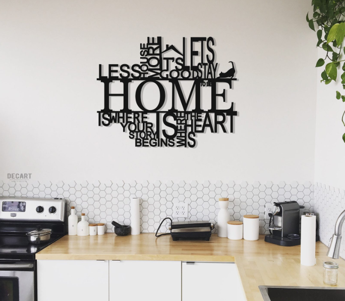 

Картина из дерева DecArt Home 70x55 см