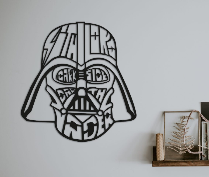 

Картина из дерева DecArt Darth Vader 50x48 см