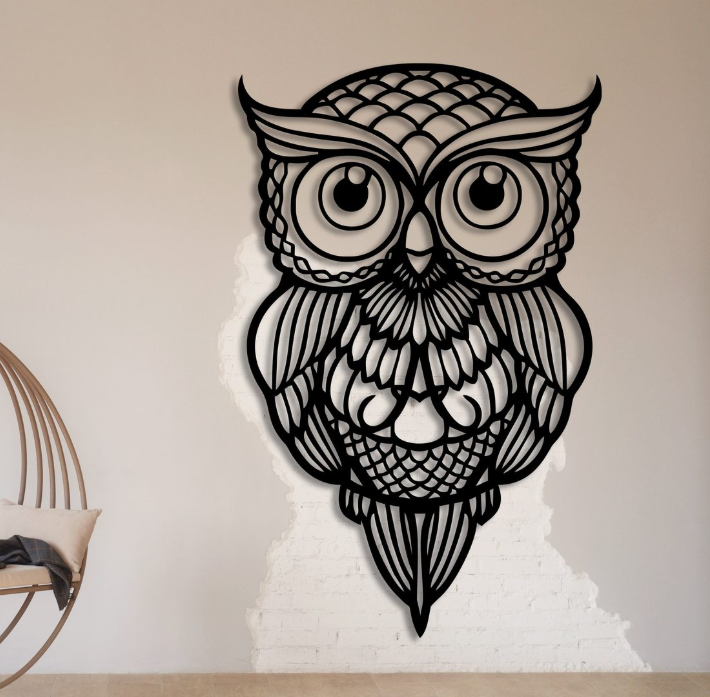 

Картина из дерева DECART Owl 55x35 см