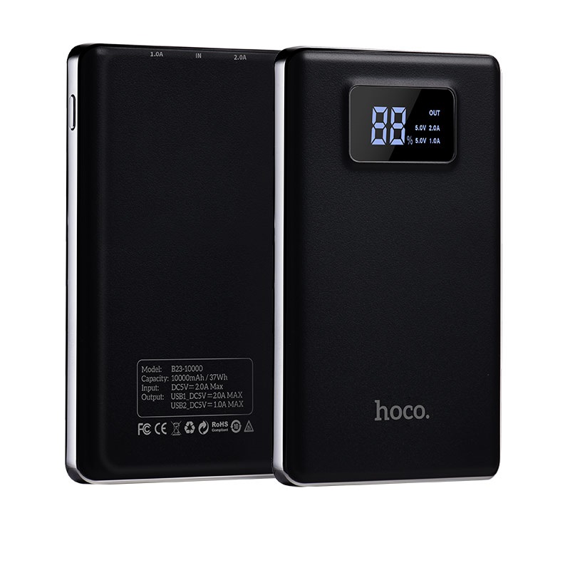 

УМБ Hoco flowed B23 10000 mAh Black