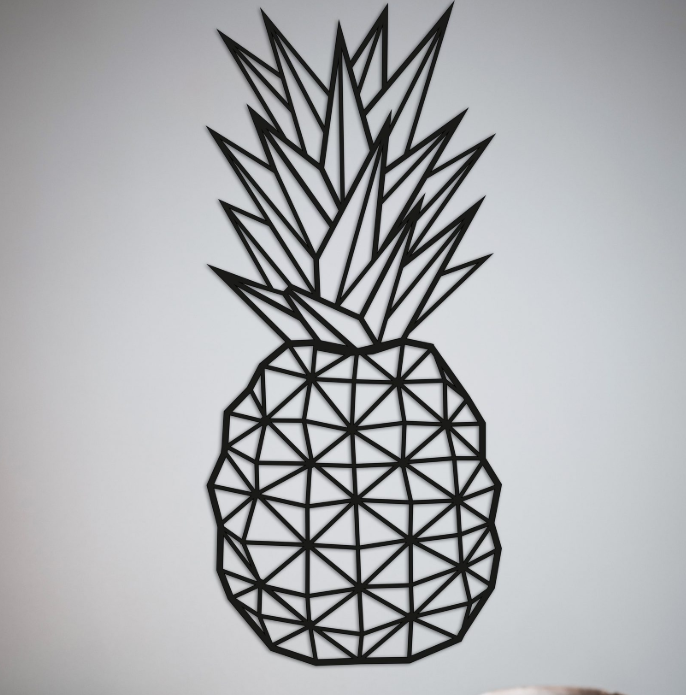 

Картина из дерева DecArt Pineapple 130x60 см