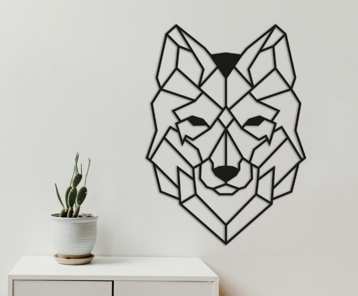 

Картина из дерева DecArt Wolf 90x65 см