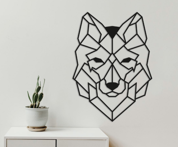 

Картина из дерева DecArt Wolf 123x90 см