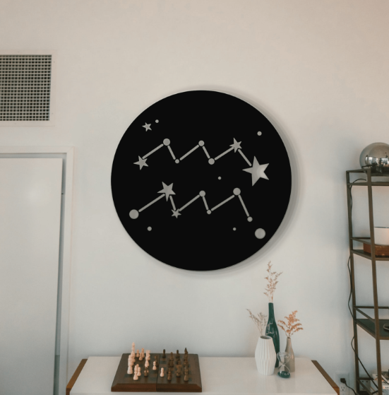 

Картина из дерева DecArt Знак зодиака Водолей 70x70 см