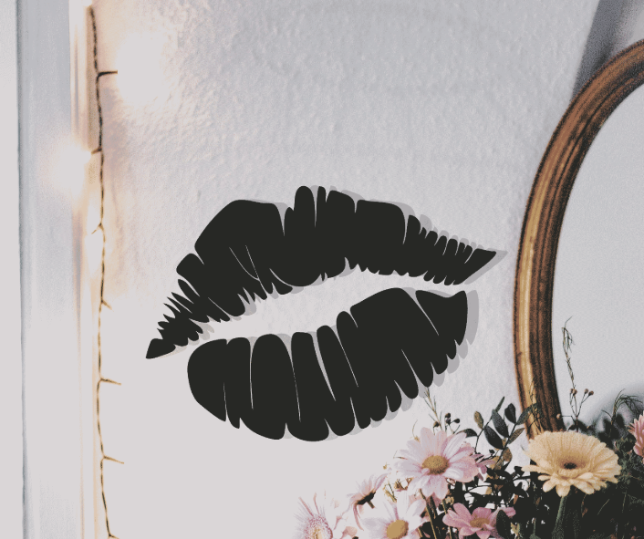 

Картина из дерева DecArt Lips 105x70 см