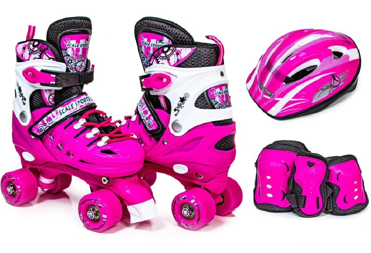 

Комплект квадов с защитой Scale Sport. Pink (размер 29-33) 1974029132