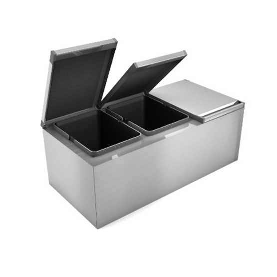 

Сортер для сміття Lavenox PCS 902903 NI 18л х 3 800 мм