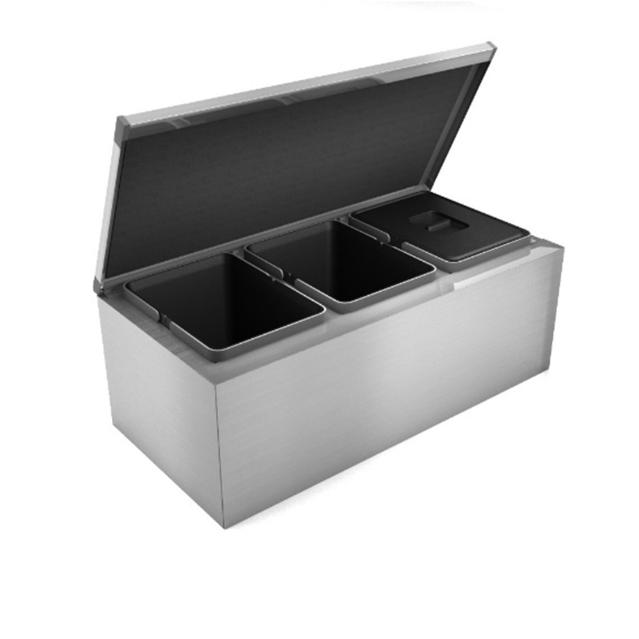

Сортер для сміття Lavenox PCS 902901 NI 18л х 3 800 мм