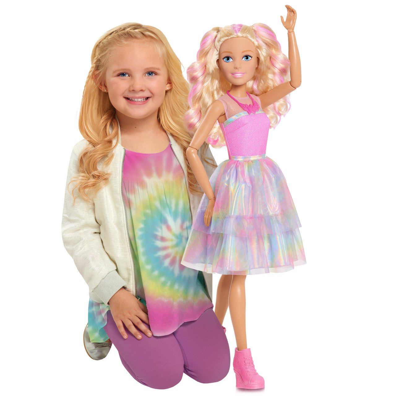 

Кукла Барби Лучшая подружка 70 см Barbie 28-Inch Tie Dye Style Best Fashion Friend Doll