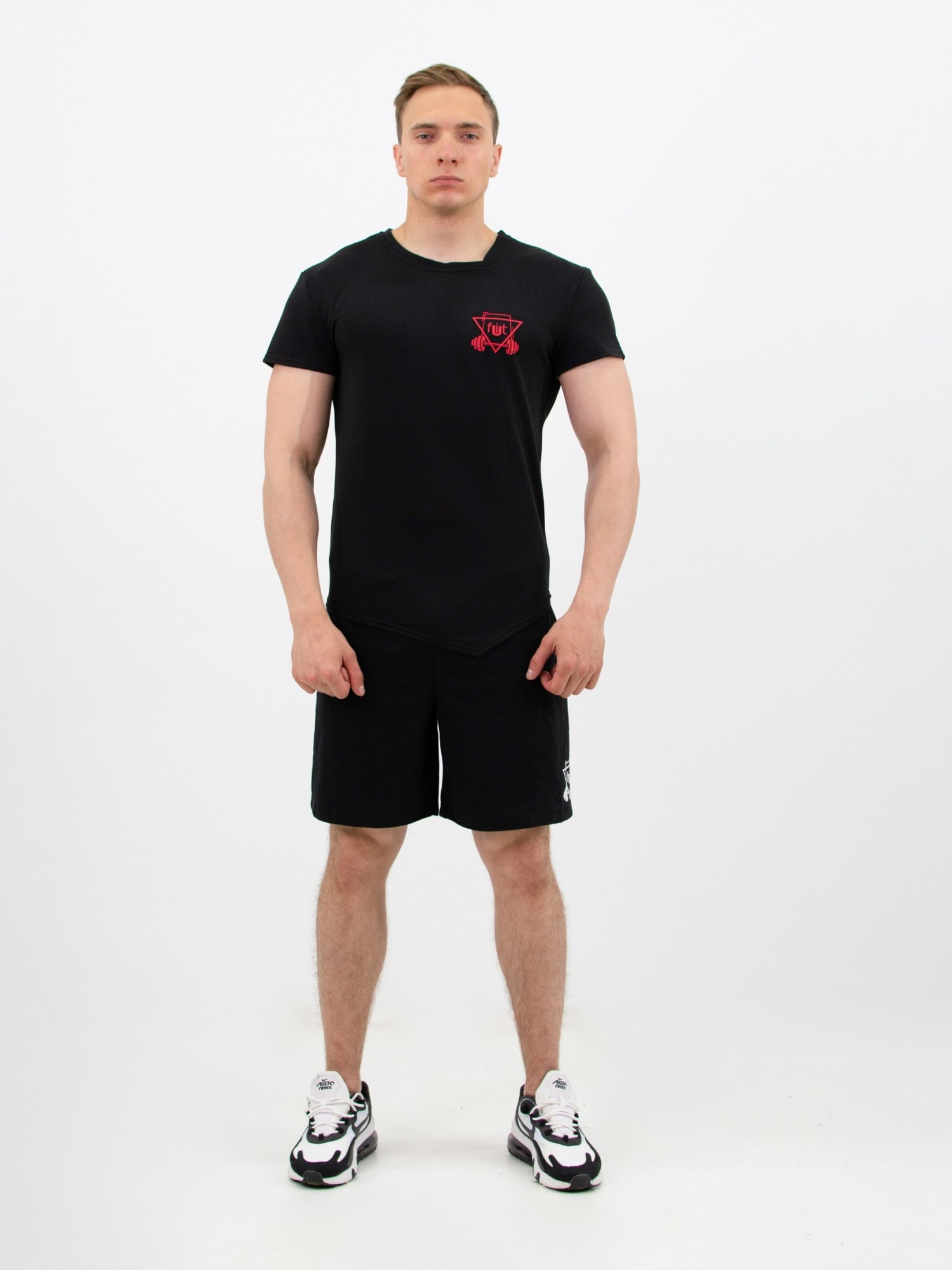 

Мужской спортивный комплект fitU Splay black 1.0  Черно-красный, Мужской спортивный комплект fitU Splay black 1.0 M Черно-красный