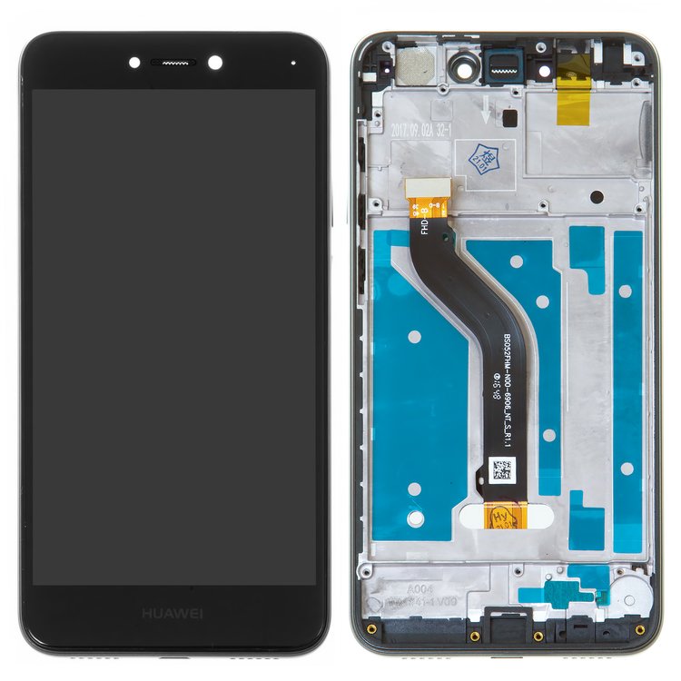 

Дисплей для Huawei P8 Lite (2017) / Nova Lite (2016) / P9 Lite (2017) с сенсором черный и рамкой