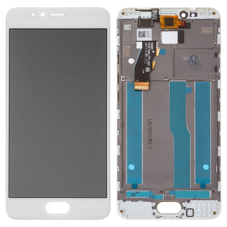 

Дисплей для Meizu M5s (M612) / M5s mini с сенсором белый и рамкой