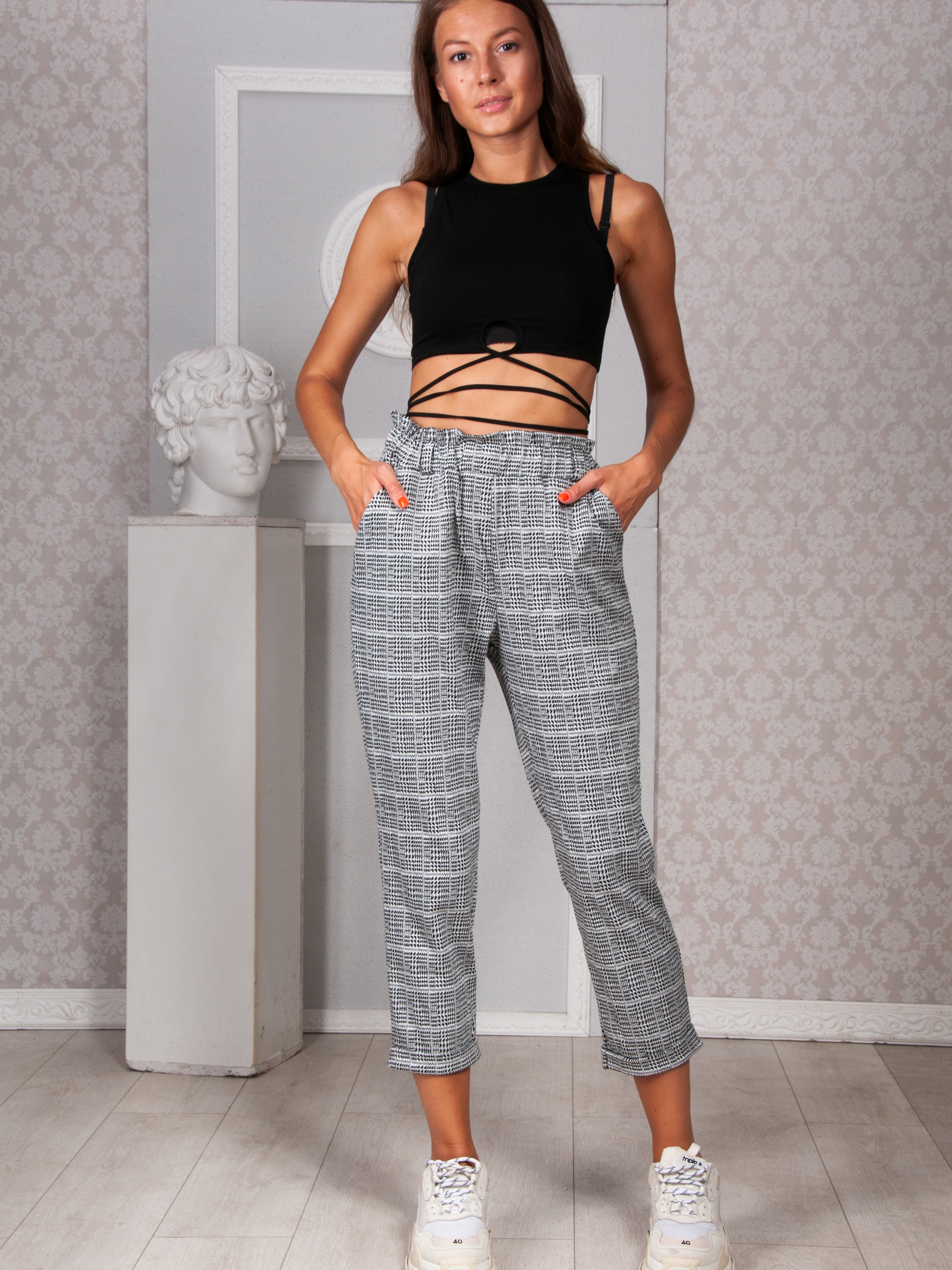 

Брюки New Trend Women ПРО-9313 42 Серые