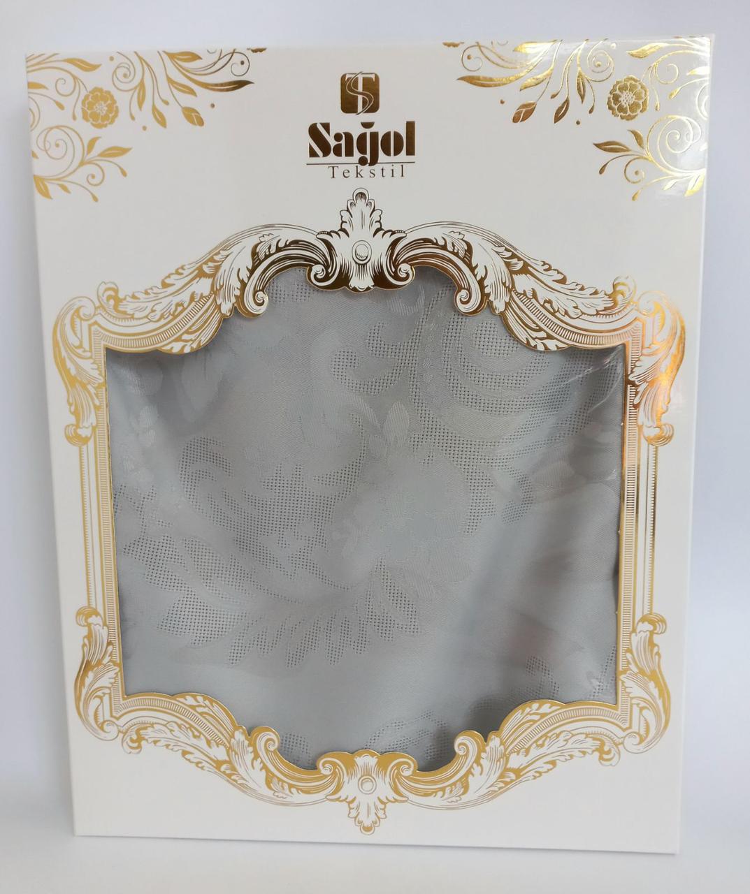 

Скатерть Sagol тефлон 160x400 St-060 Grey в коробке *
