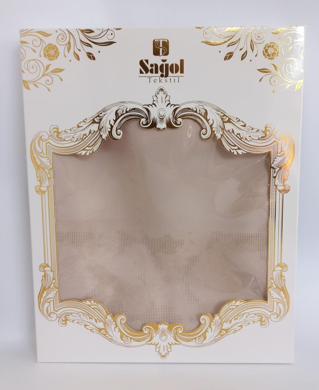 

Скатерть Sagol тефлон 160x300 ovale St-060 Cappucino в коробке *