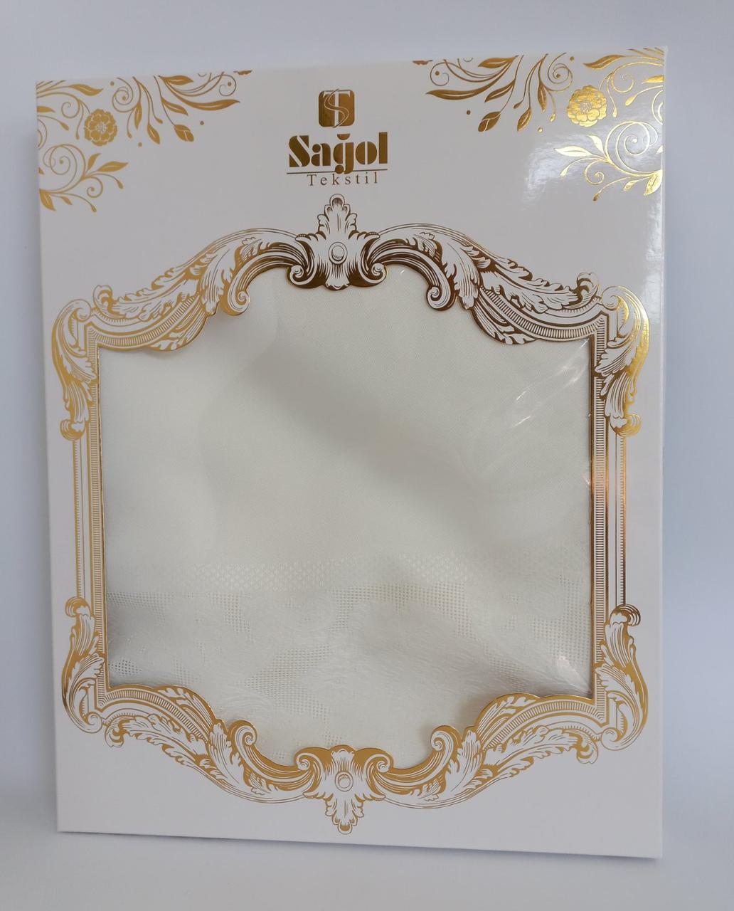 

Скатерть Sagol тефлон 160x220 St-060 Cream в коробке *