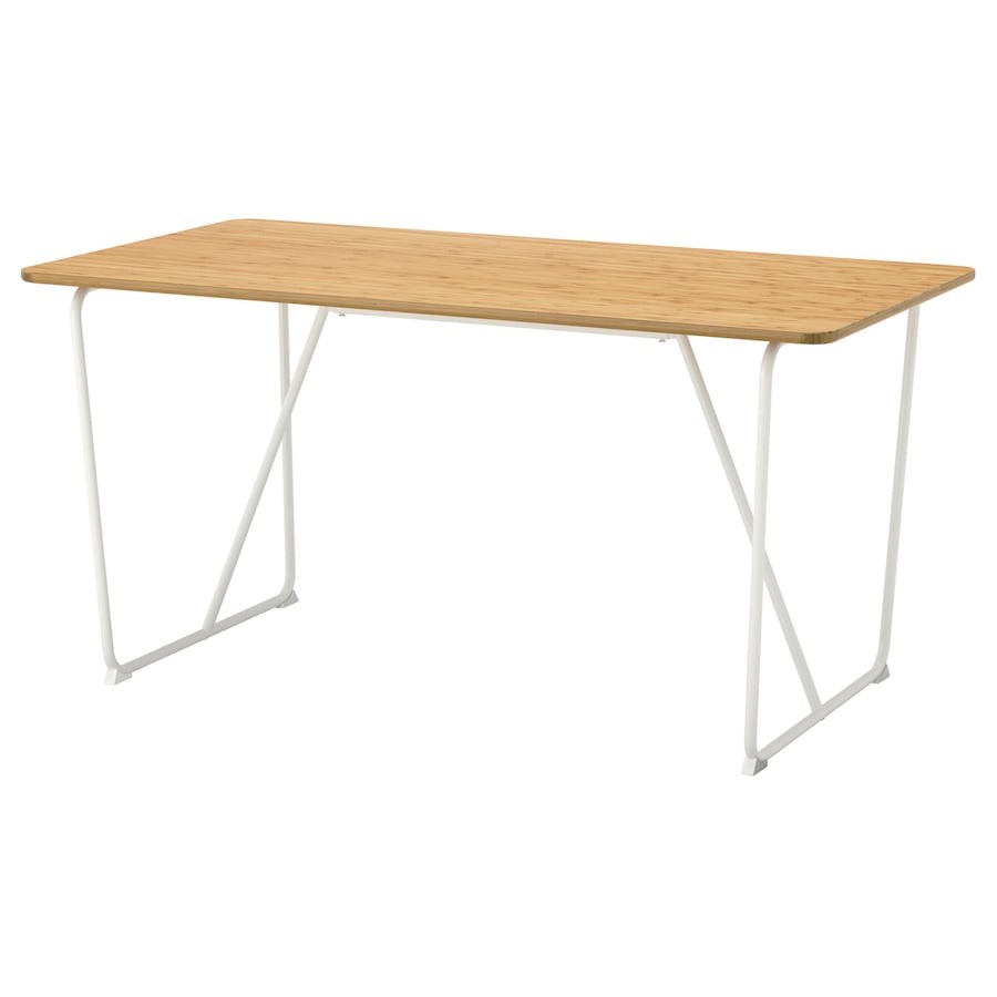 

Стіл IKEA OVRARYD 150x78 см бамбук/білий (791.407.00)