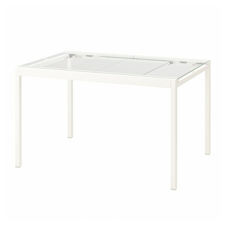 

Розкладний стіл IKEA GLIVARP 125 / 188x85 см скло/білий (804.707.80)