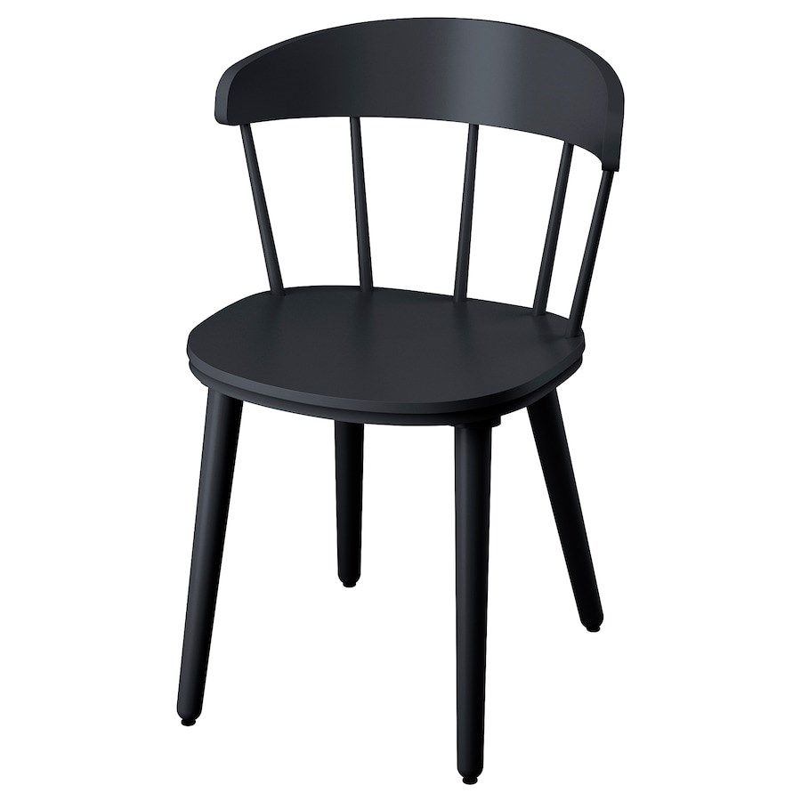 

Стілець IKEA OMTANKSAM антрацит (104.743.38)