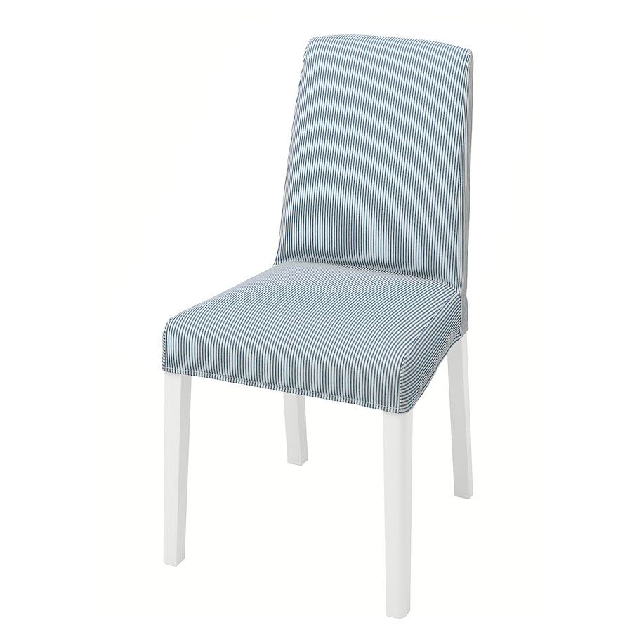 

Стілець IKEA BERGMUND білий / роммеле темно-синій / білий (993.899.83)