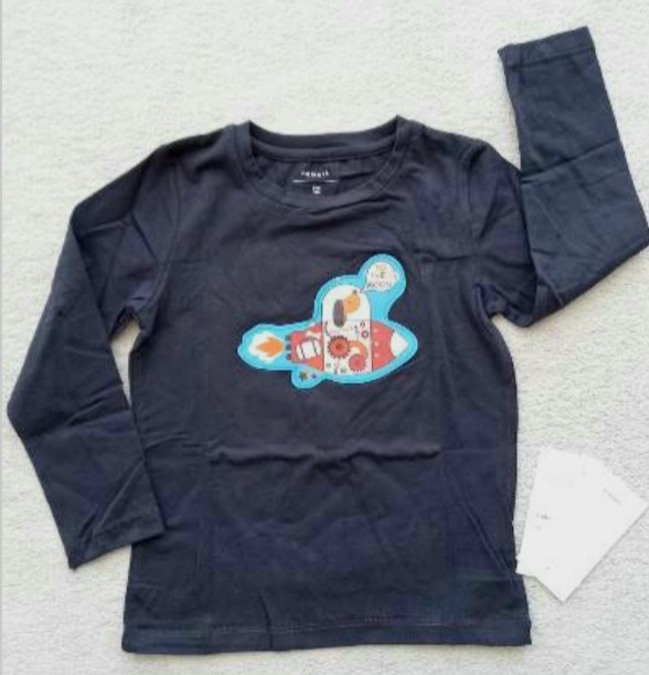 

Реглан детский фирмы name it R0011 с переливным рисунком длинный рукав рост 104