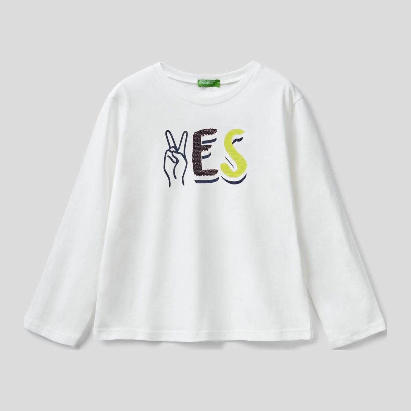 

Футболка с длинными рукавами United Colors of Benetton 3096C15BA.G-901 110 см XS