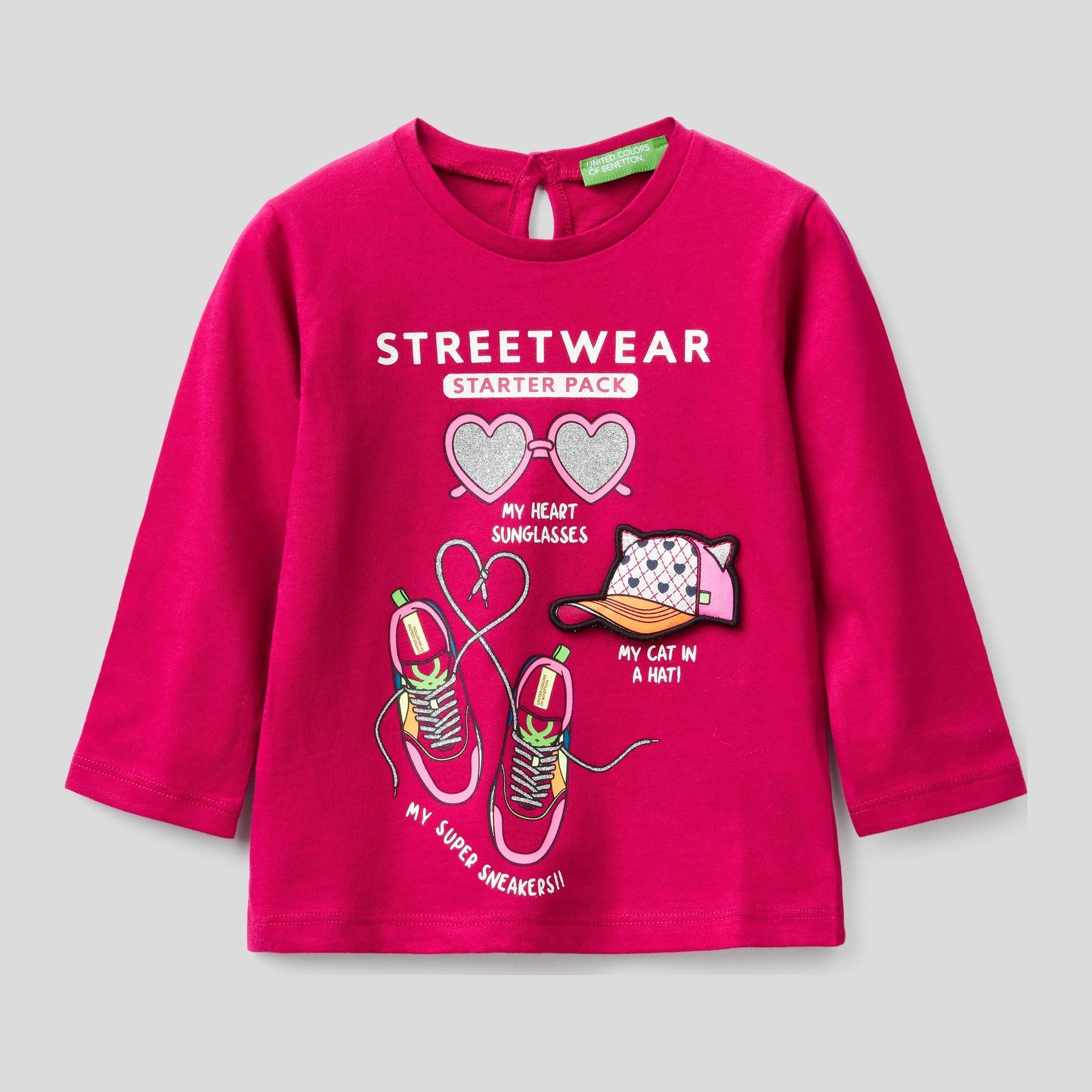 

Футболка с длинными рукавами United Colors of Benetton 3ATNC15D7.P-04L 100 см XX