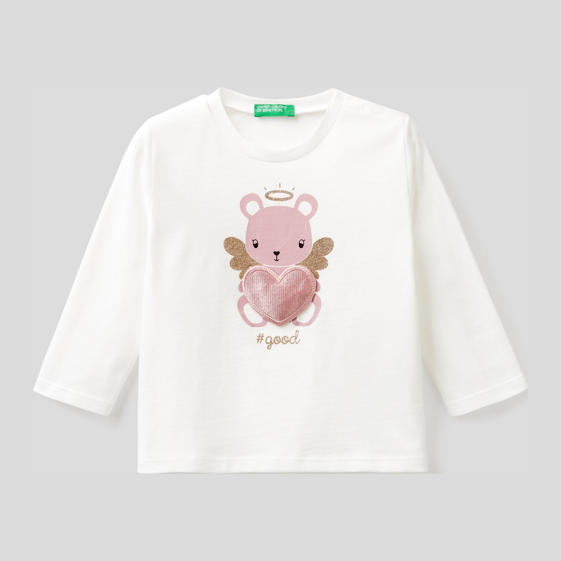 

Футболка с длинными рукавами United Colors of Benetton 3ATNC15DH.P-074 100 см XX