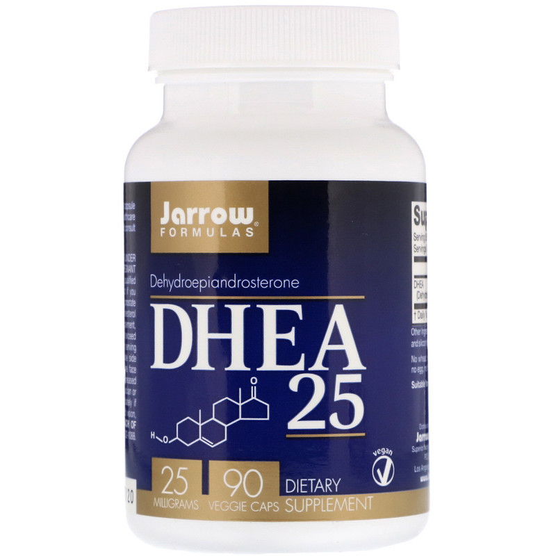 

Комплекс ДГЭА Jarrow Formulas "DHEA 25" дегидроэпиандростерон, 25 мг (90 капсул)