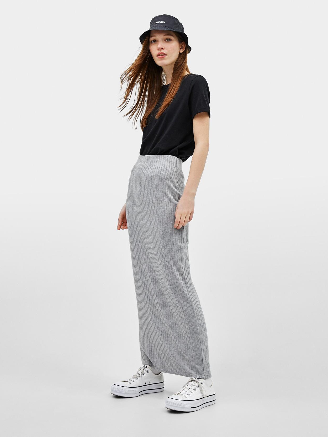 

Юбка Bershka 0748/666/812-ABKU XL Серая