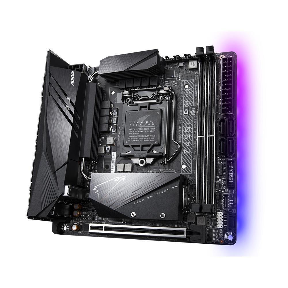 

Материнская плата Gigabyte Gigfbyte Z490I AORUS ULTRA (s1200, Intel Z490, PCI-Ex16)