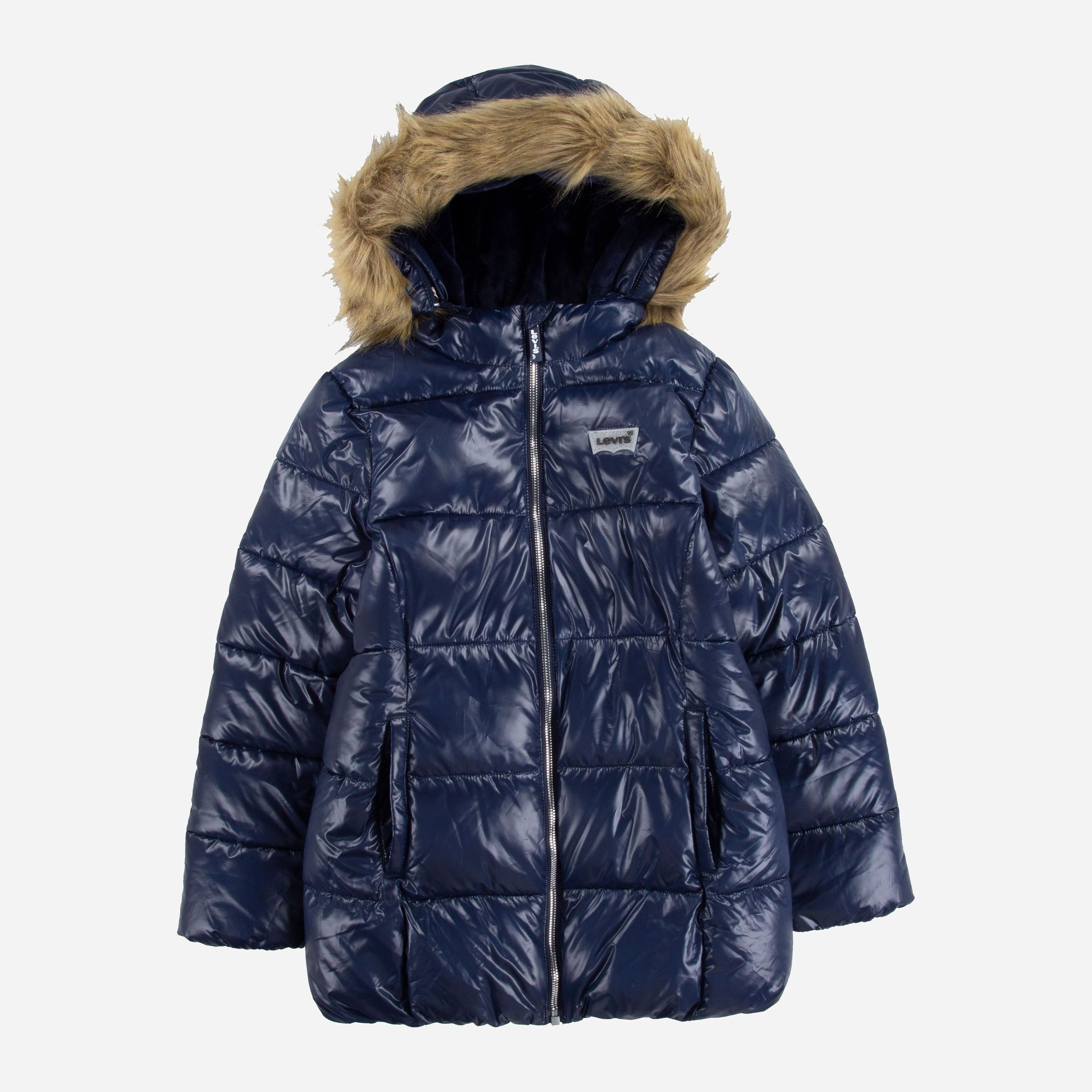 

Зимняя куртка детская Levi's Lvg Fur Puffer 3EB959-B4M 116 см Синяя