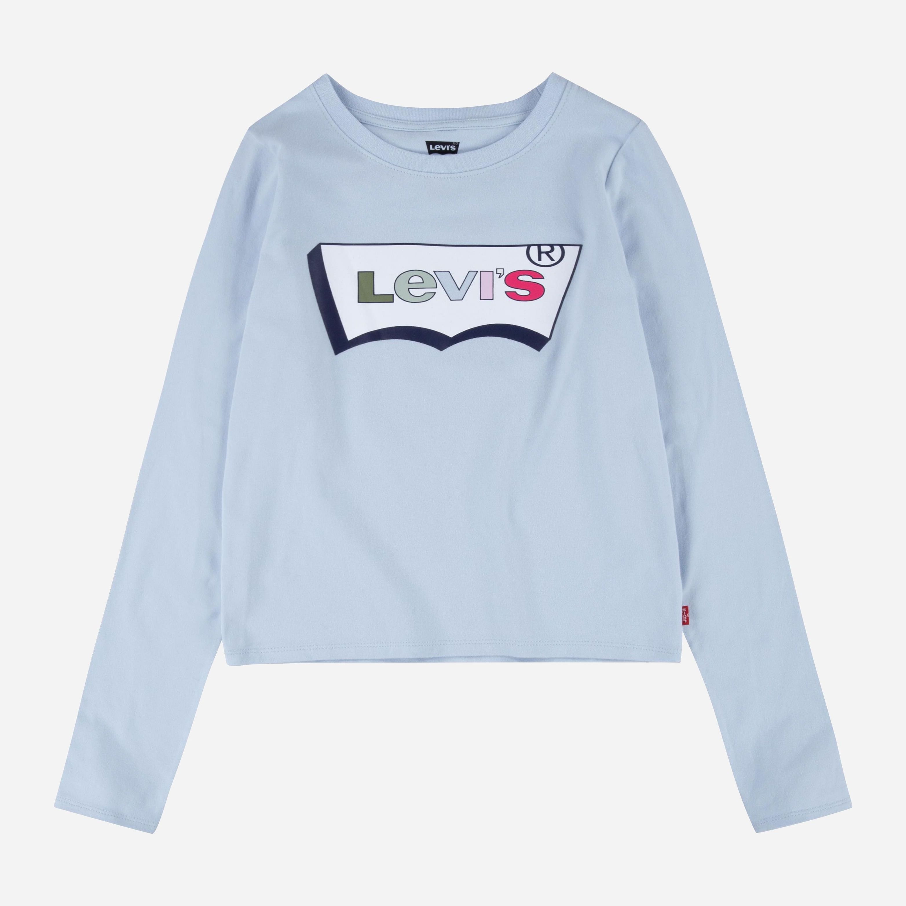 

Футболка с длинными рукавами детская Levi's Lvg Long Slv Baby Tee Shirt 3ED492-K1H 104 см Синяя
