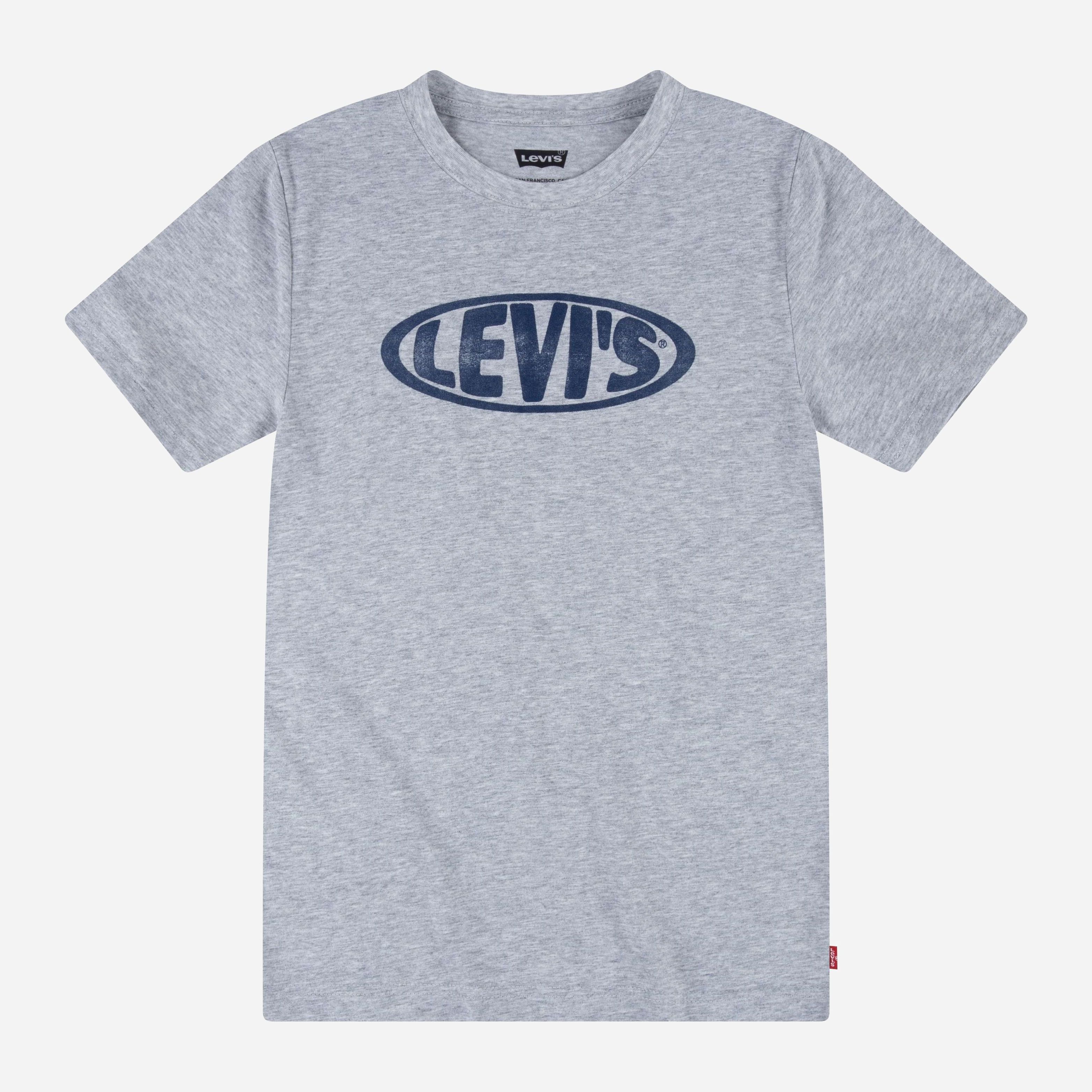 

Футболка детская Levi's Lvb Short Slv Graphic Te Shirt 9ED563-C87 140 см Серая