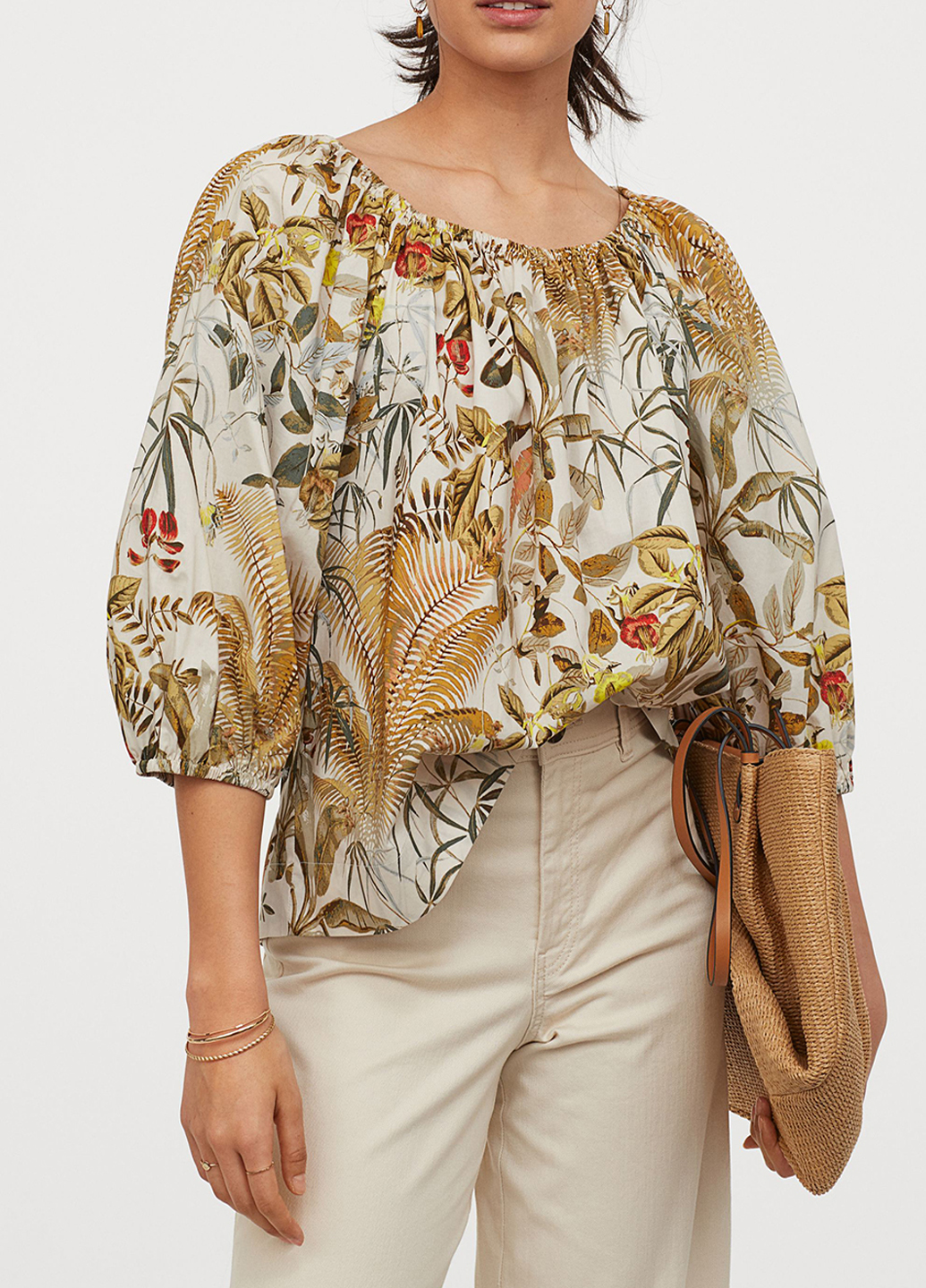 

Блуза H&M XL Бежевый